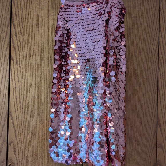 Sleeveless Paillette Mini Party Shift Dress - Picture 6 of 6